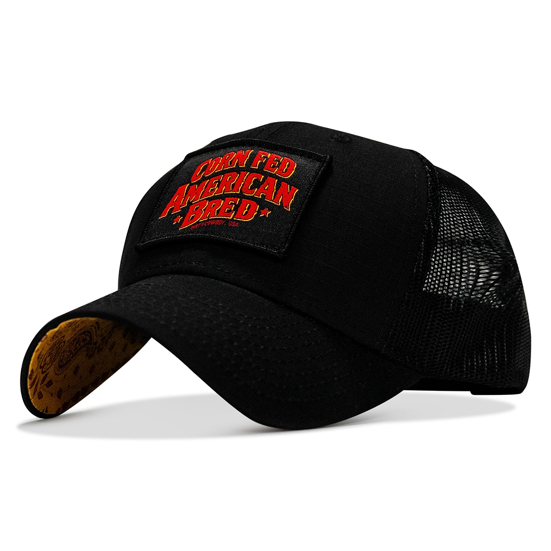 Corn Fed. American Bred. Patch Original Ripstop Classic Snapback Hat