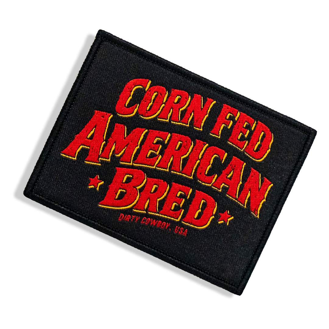 Corn Fed American Bred Velcro Patch