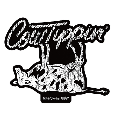 Cow Tippin' Ranch Decal