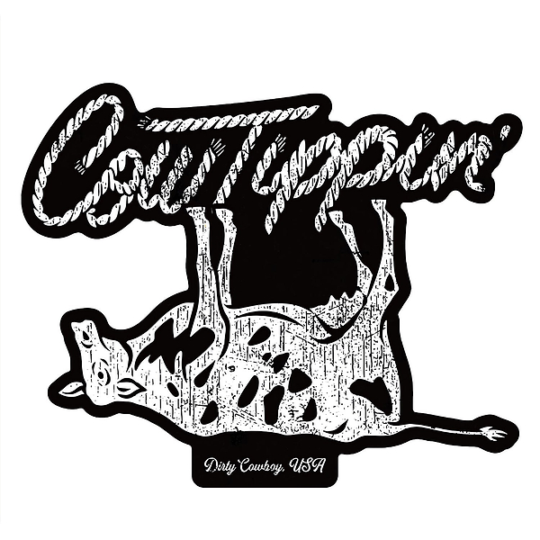 Cow Tippin' Ranch Decal
