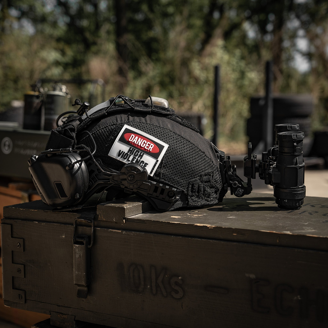 Danger High Violence Pvc Patch