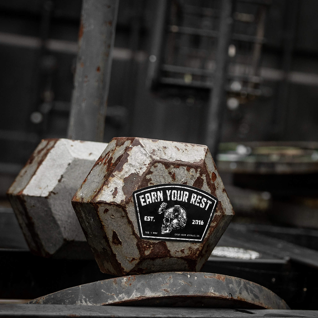 Earn Your Rest Decal - Combat Iron Apparel Co.