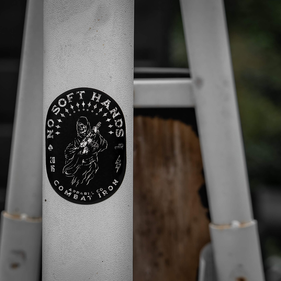 No Soft Hands Reaper Decal - Combat Iron Apparel Co.
