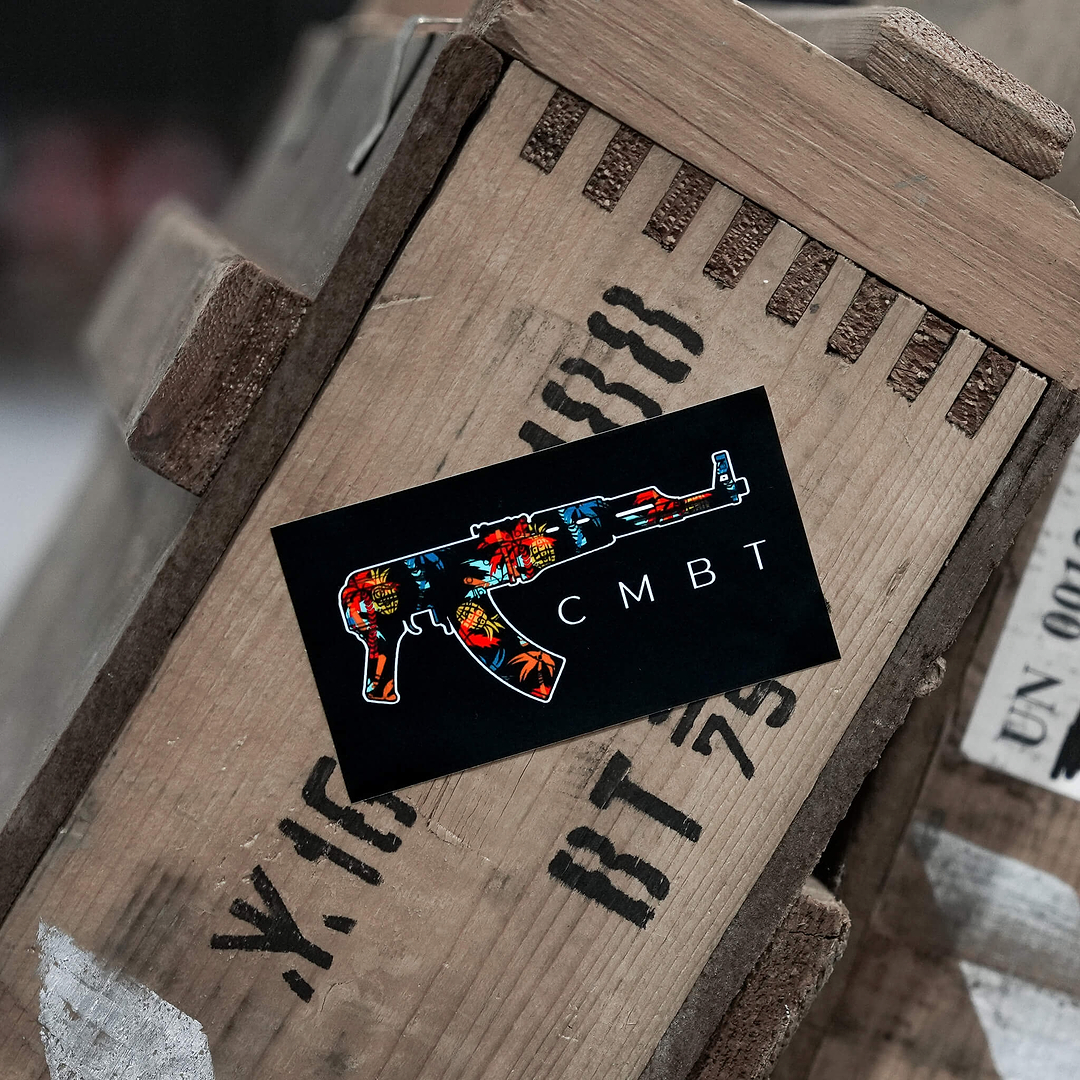 Tropical AK Decal - Combat Iron Apparel Co.