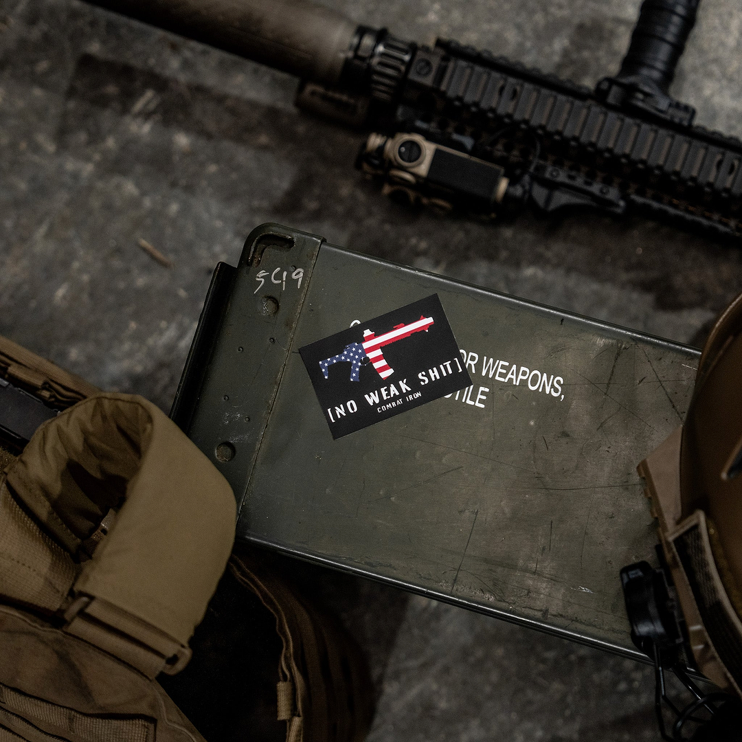 No Weak Shit USA Decal