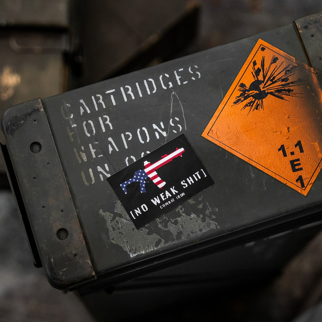 No Weak Shit USA Decal