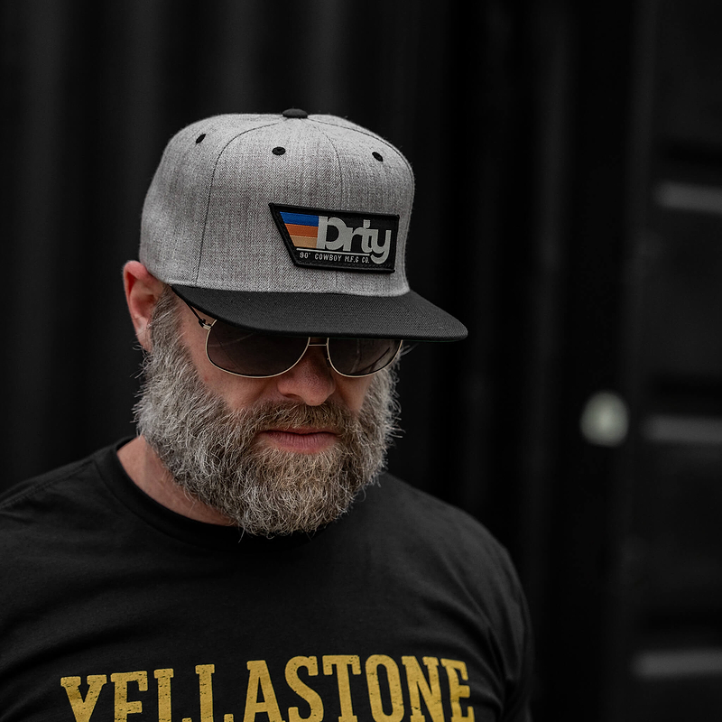 Original DRTY Patch Flatbill Hat - Combat Iron Apparel Co.