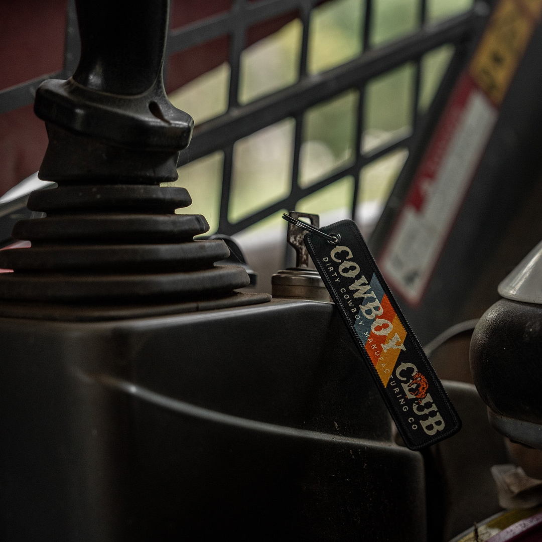 Cowboy Club Flight Tag Keychain