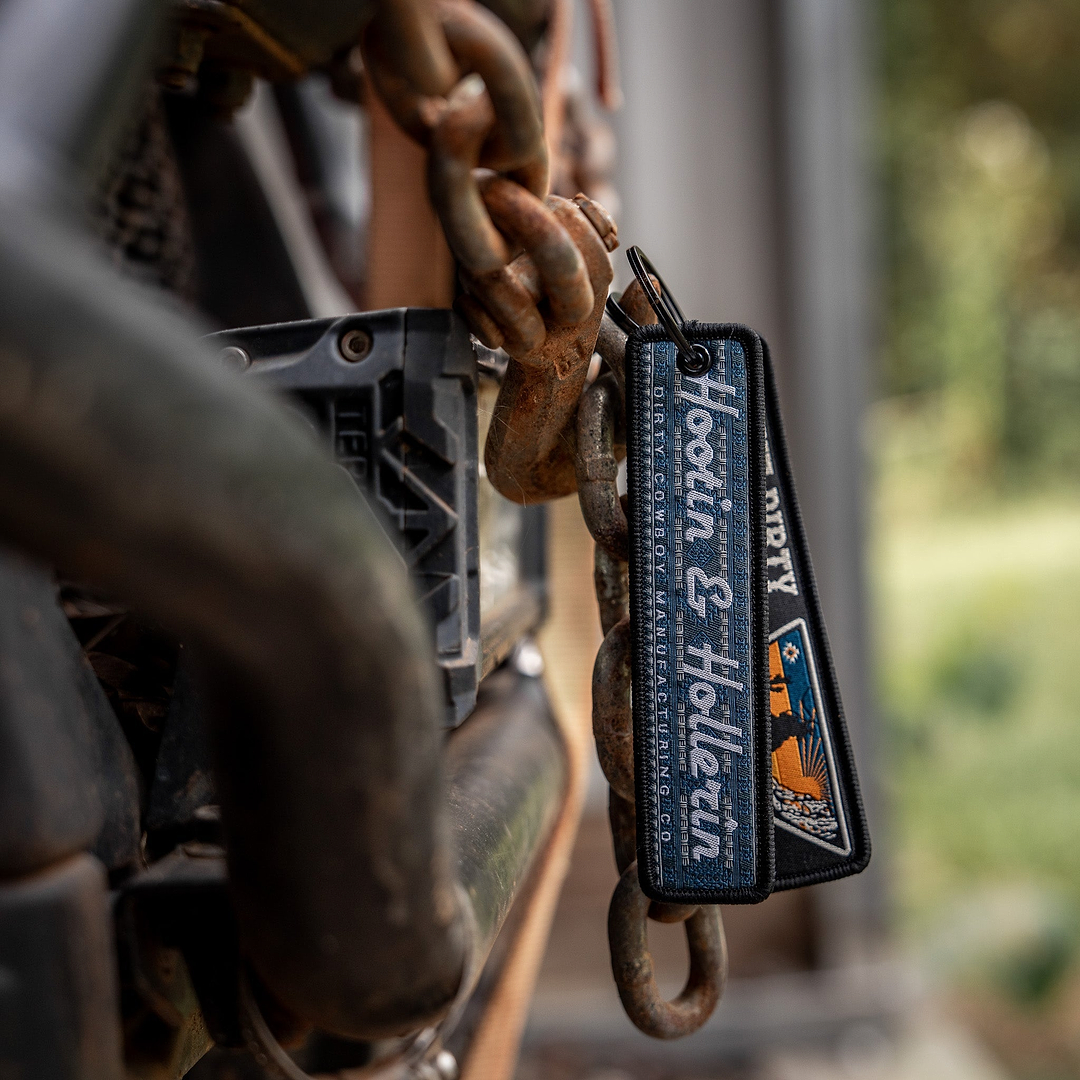 Hootin & Hollerin Flight Tag Keychain