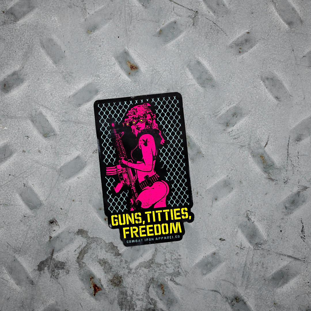 Guns, Titties & Freedom Decal