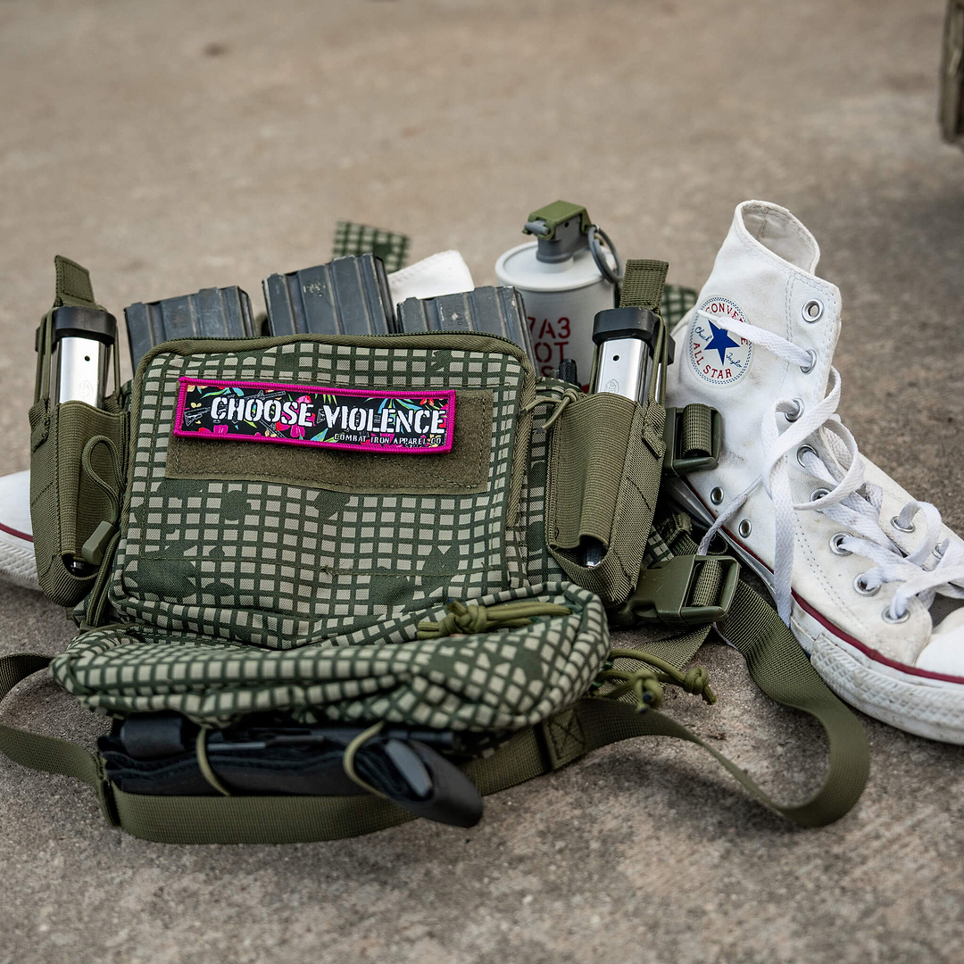 Choose Violence Velcro Patch - Combat Iron Apparel Co.