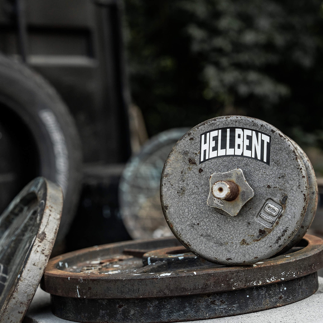 Hellbent Arched Decal - Combat Iron Apparel Co.