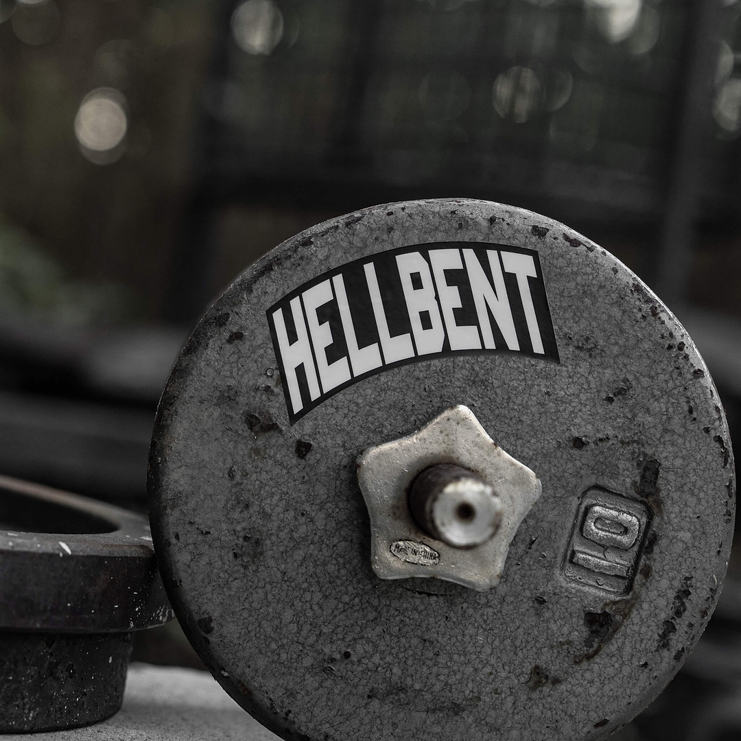 Hellbent Arched Decal - Combat Iron Apparel Co.
