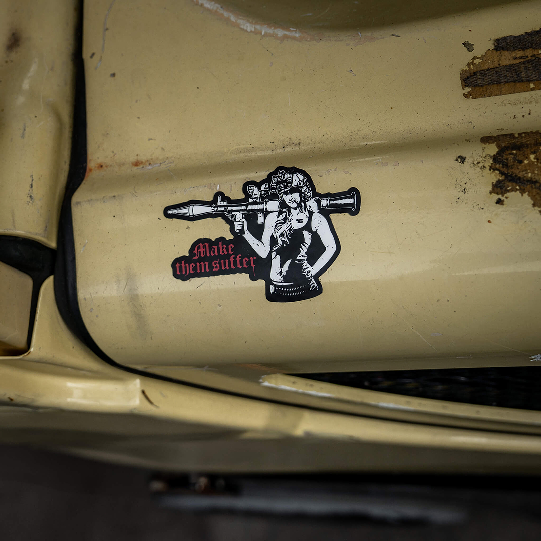 Make Them Suffer Decal - Combat Iron Apparel Co.