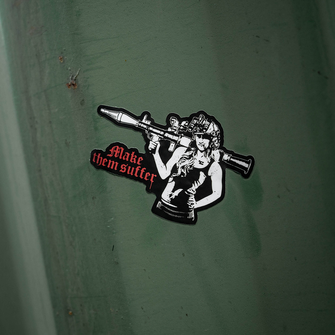 Make Them Suffer Decal - Combat Iron Apparel Co.