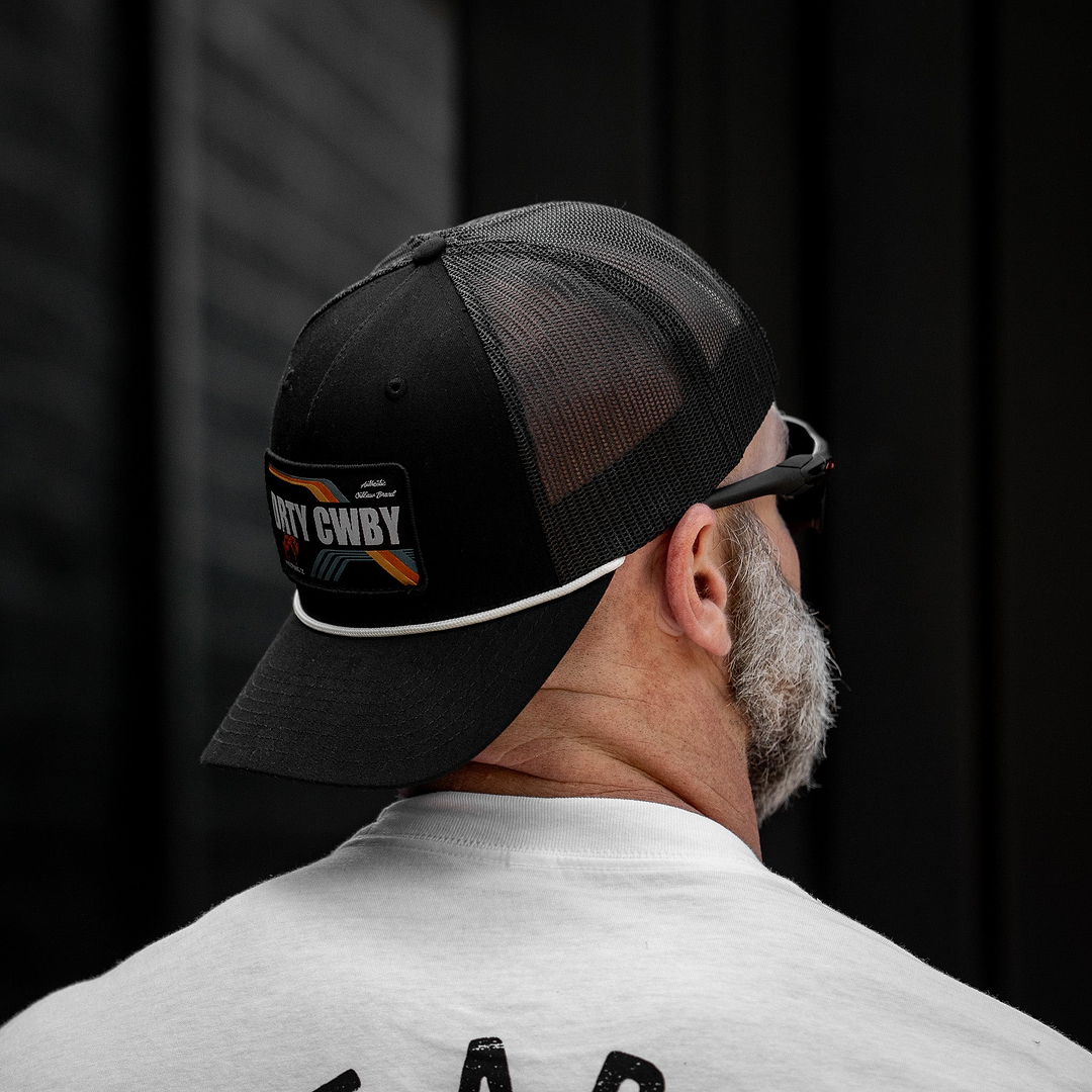 DRTYCWBY Vintage Bronco Patch Rope Snapback Hat