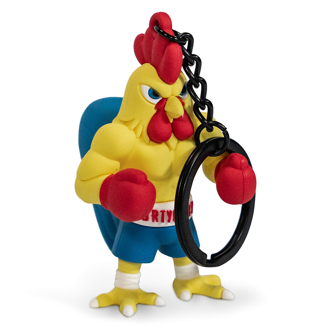 Drtycwby Boxing Chicken PVC Keychain - DIRTY COWBOY MFG