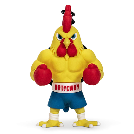 Drtycwby Boxing Chicken PVC Keychain - DIRTY COWBOY MFG