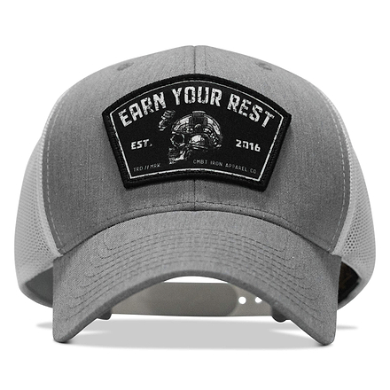 Earn Your Rest Patch Snapback Hat - Combat Iron Apparel Co.
