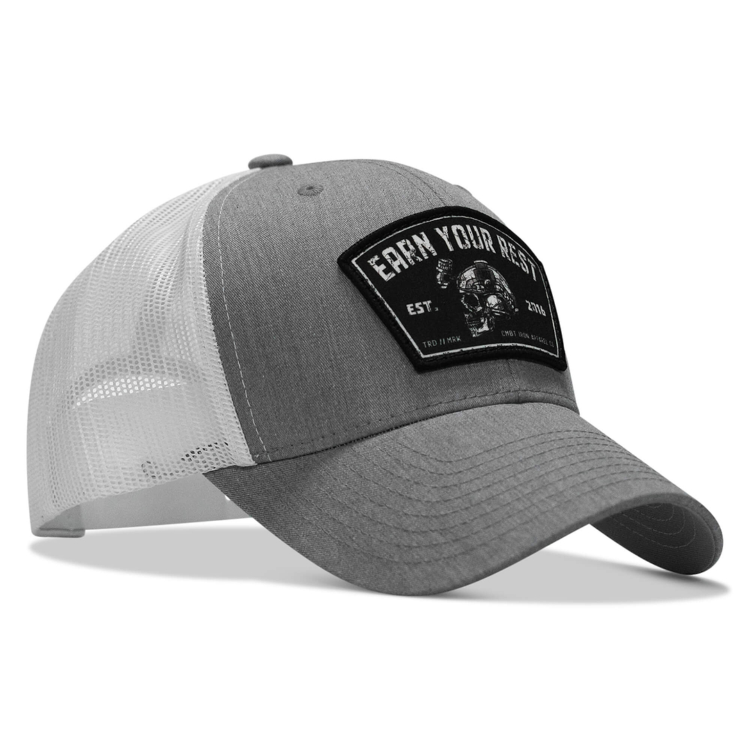 Earn Your Rest Patch Snapback Hat - Combat Iron Apparel Co.