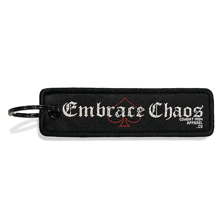 Embrace Chaos Flight Tag Keychain