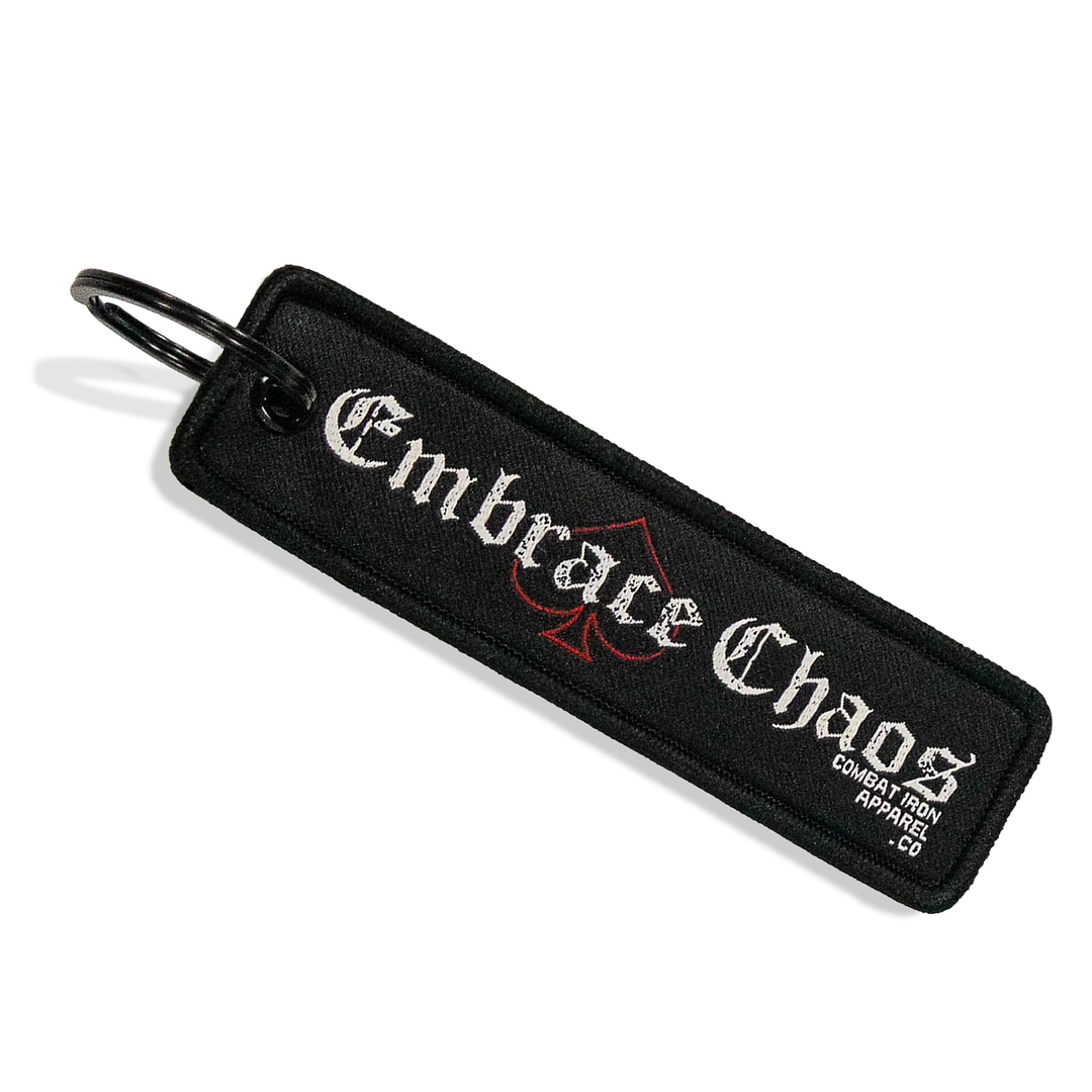 Embrace Chaos Flight Tag Keychain