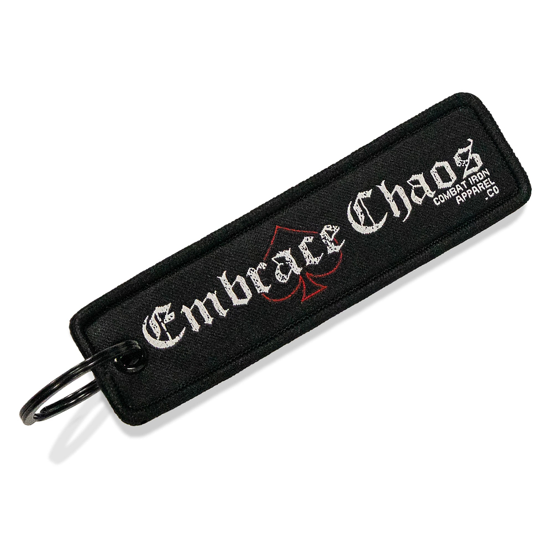 Embrace Chaos Flight Tag Keychain