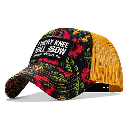 Every Knee Will Bow Patch Tactical Ripstop Mesh Snapback Hat