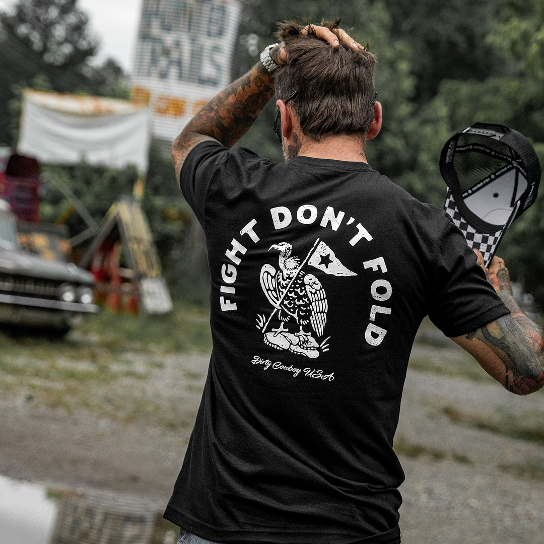 Fight Don't Fold Men's T-Shirt