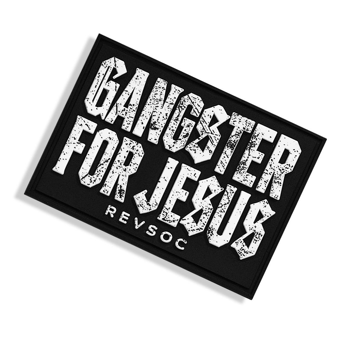 GANGSTER FOR JESUS PVC PATCH