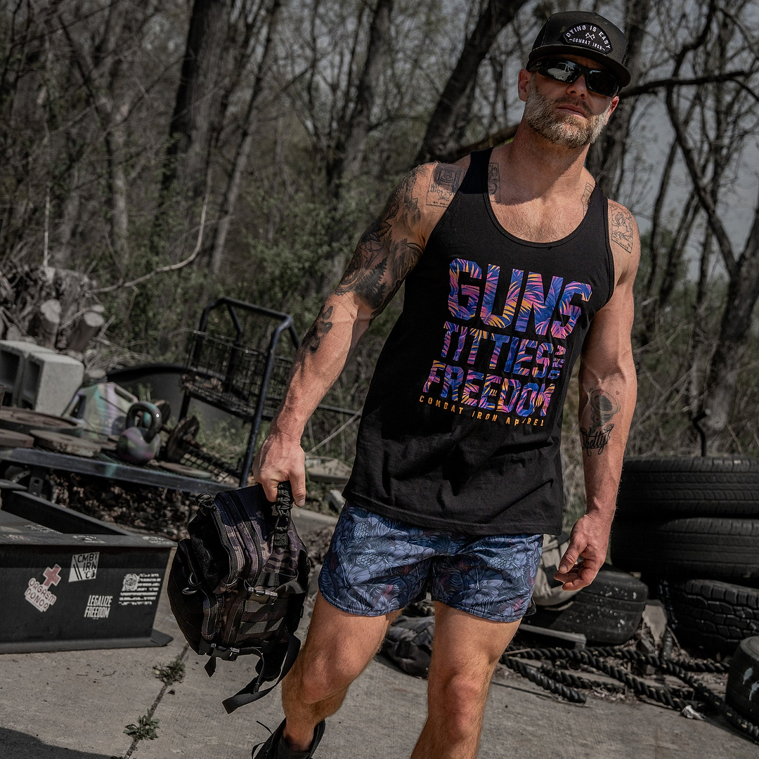 Guns, Titties, Freedom Men's Tank