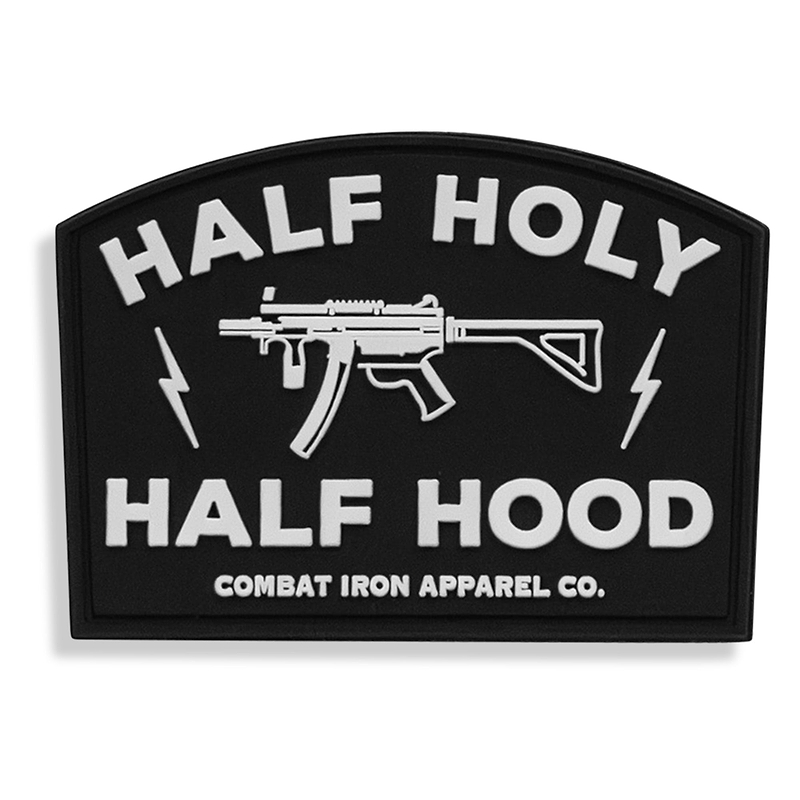 Half Holy Half Hood PVC Patch