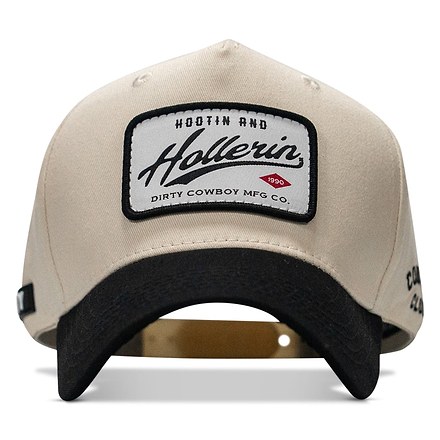 Hootin' & Hollerin' Patch Classic 5 Panel Snapback Hat