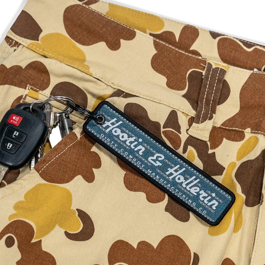 Hootin & Hollerin Flight Tag Keychain