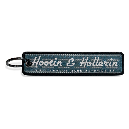 Hootin & Hollerin Flight Tag Keychain
