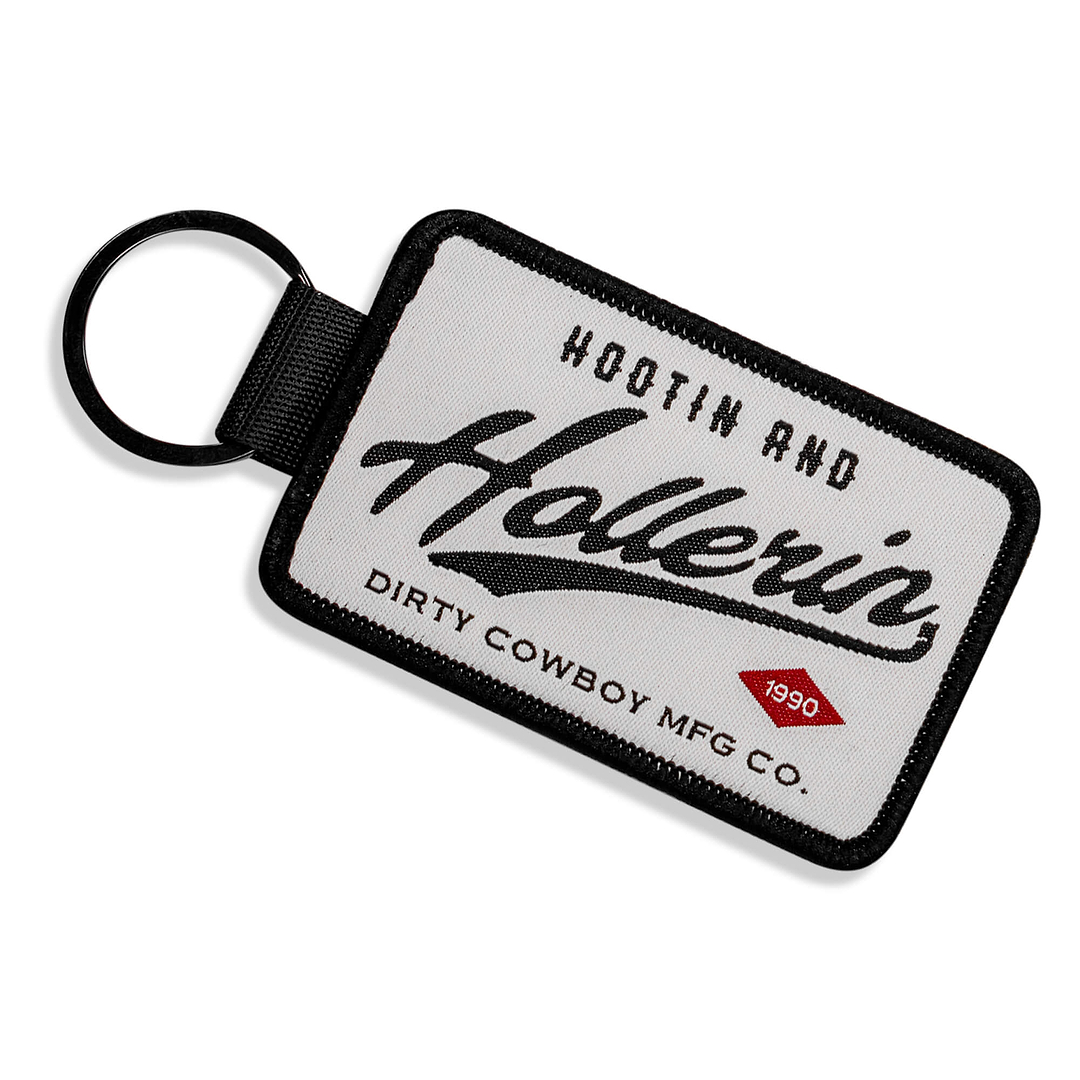 Hootin And Hollerin Flight Tag Keychain