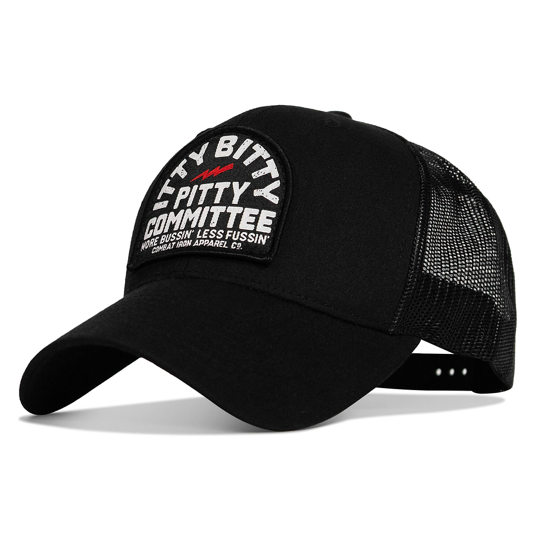 Itty Bitty Pitty Committee Patch SnapBack - Combat Iron Apparel Co.