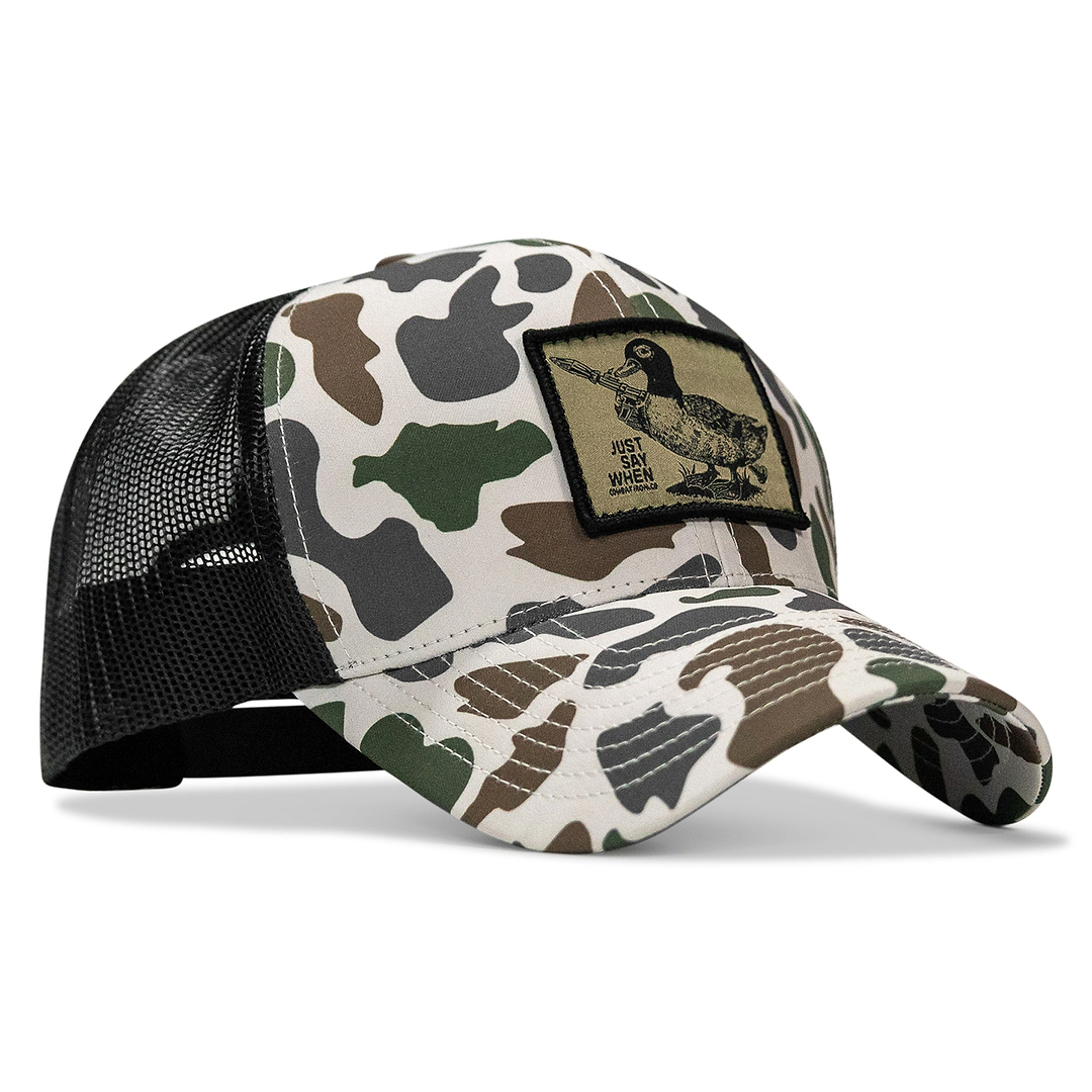 Just Say When Patch Snapback Hat
