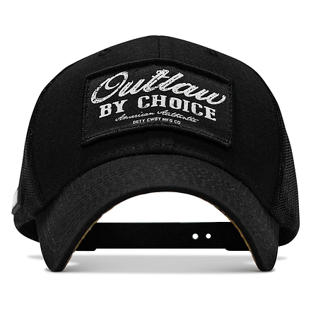 Outlaw By Choice Patch Original Ripstop Classic Snapback Hat