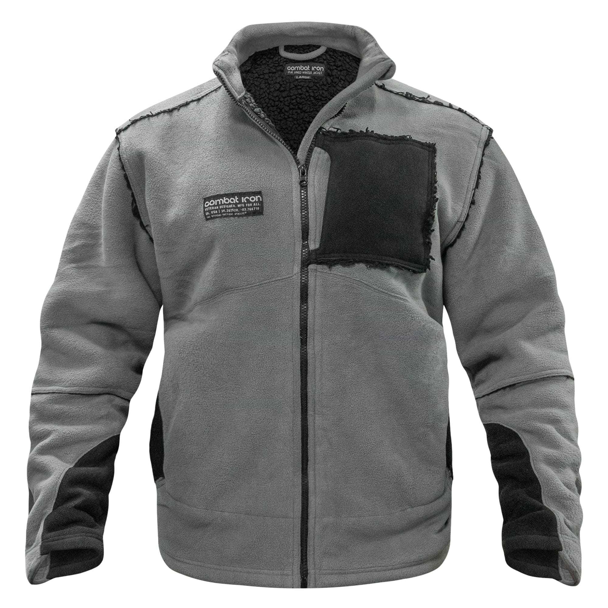 Fur Lined Men's Expedition Winter Jacket | Combat Iron Apparel Co.