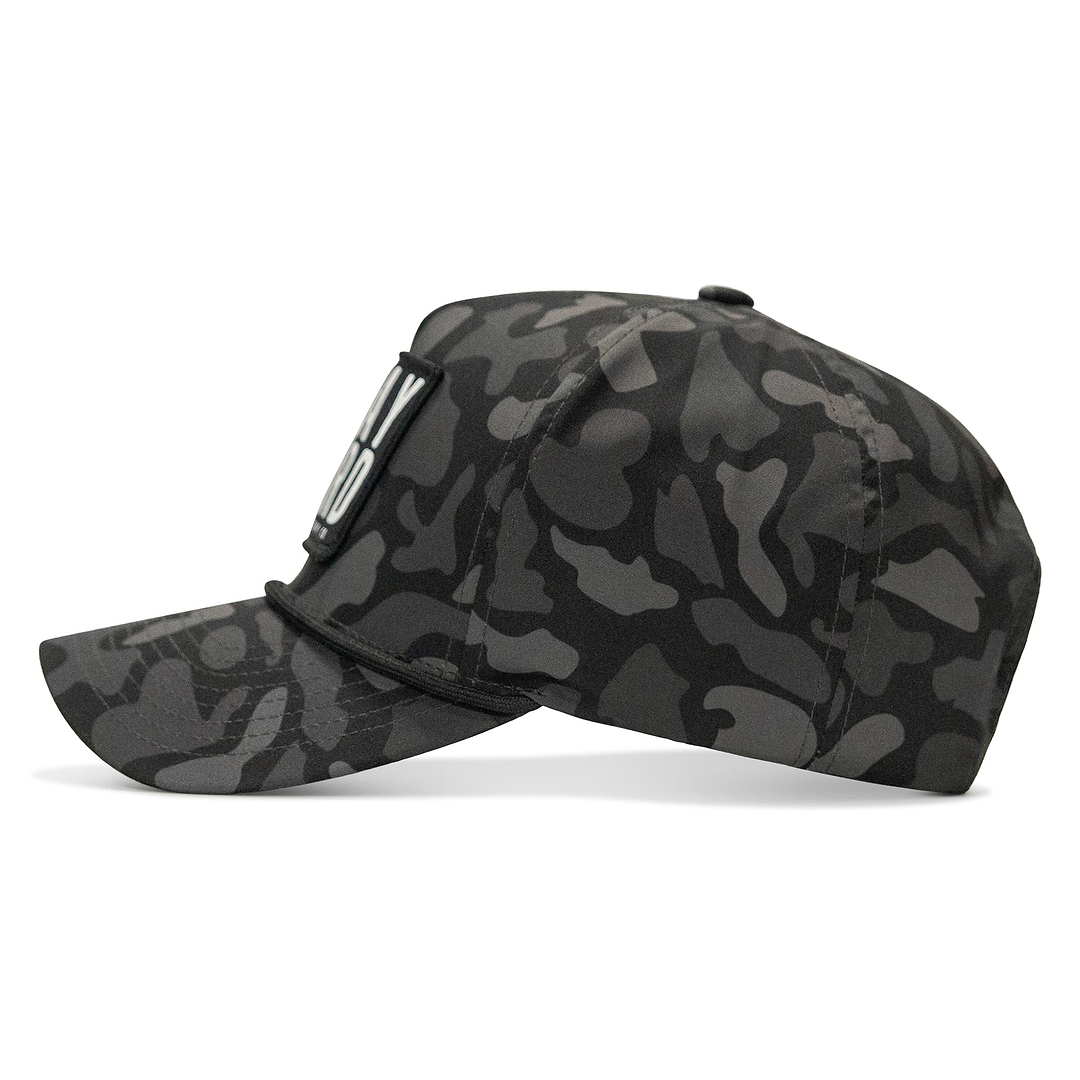 PRAY HARD Patch 5 Pannel Snapback | Combat Iron Apparel Co.