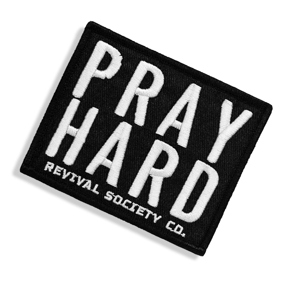 Pray Hard Velcro Patch