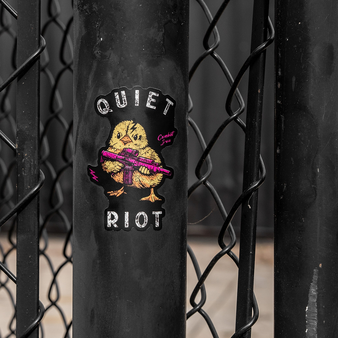 Quiet Riot Duck Decal