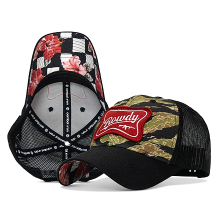 Rowdy Beer Logo Patch Original Ripstop Classic Snapback Hat