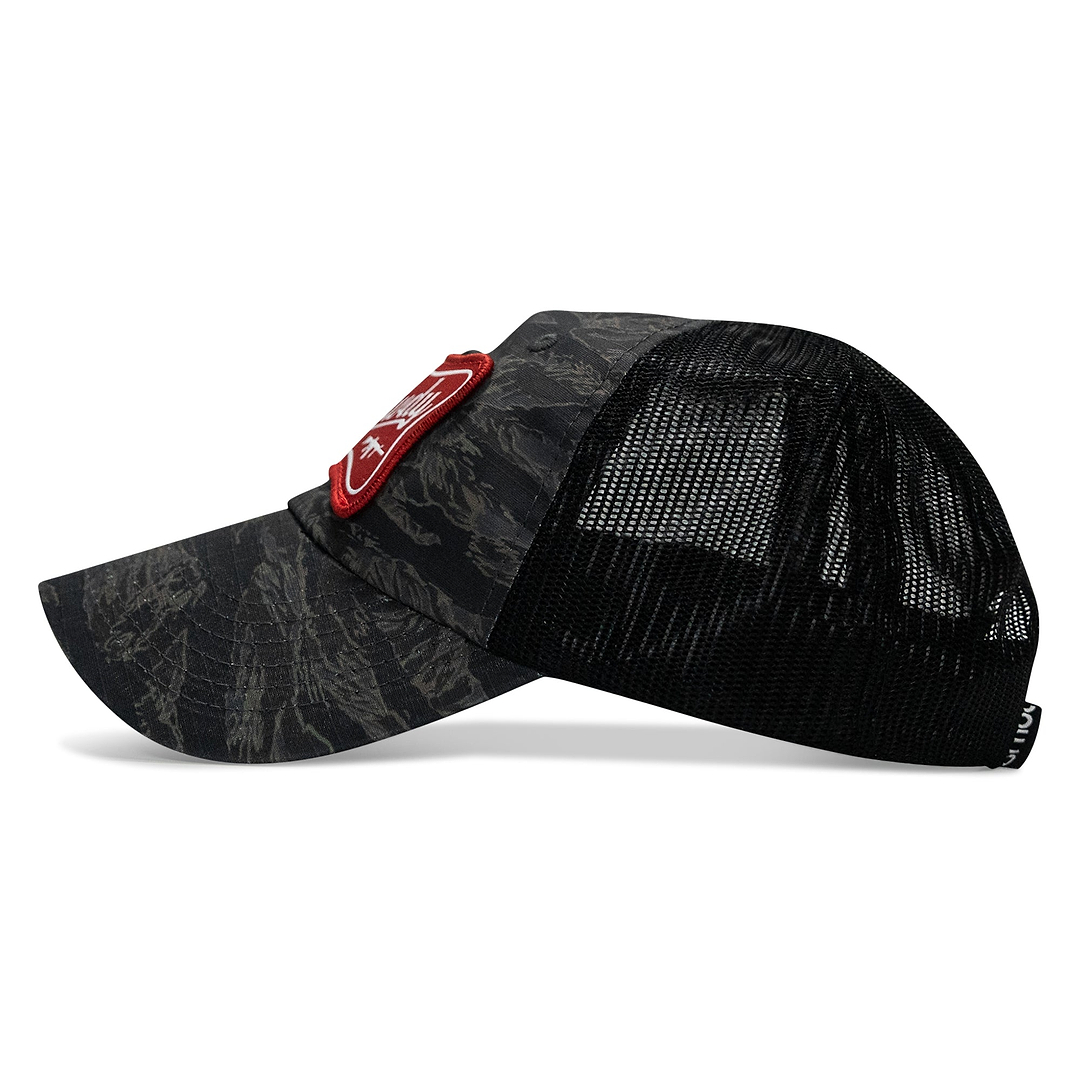 Rowdy Beer Logo Patch Tactical Ripstop Mesh Snapback Hat