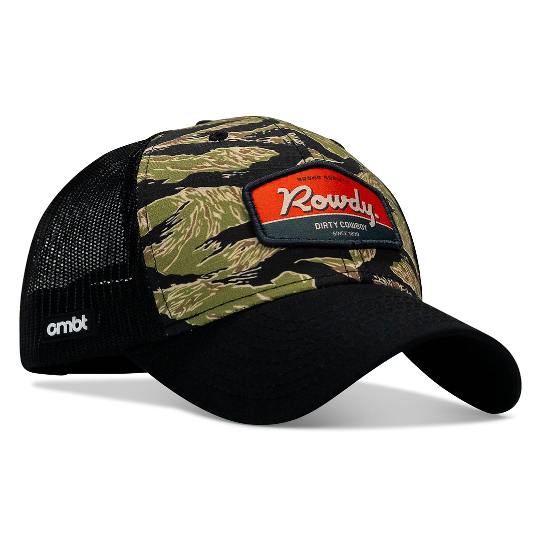 Rowdy Dirty Cowboy Patch Original Ripstop Classic Snapback Hat