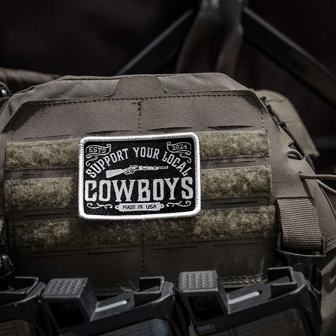 Support Your Local Cowboys Soft Velcro Patch