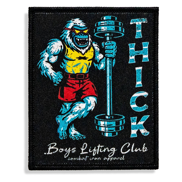 Thick Boys Lifting Club Velcro Patch