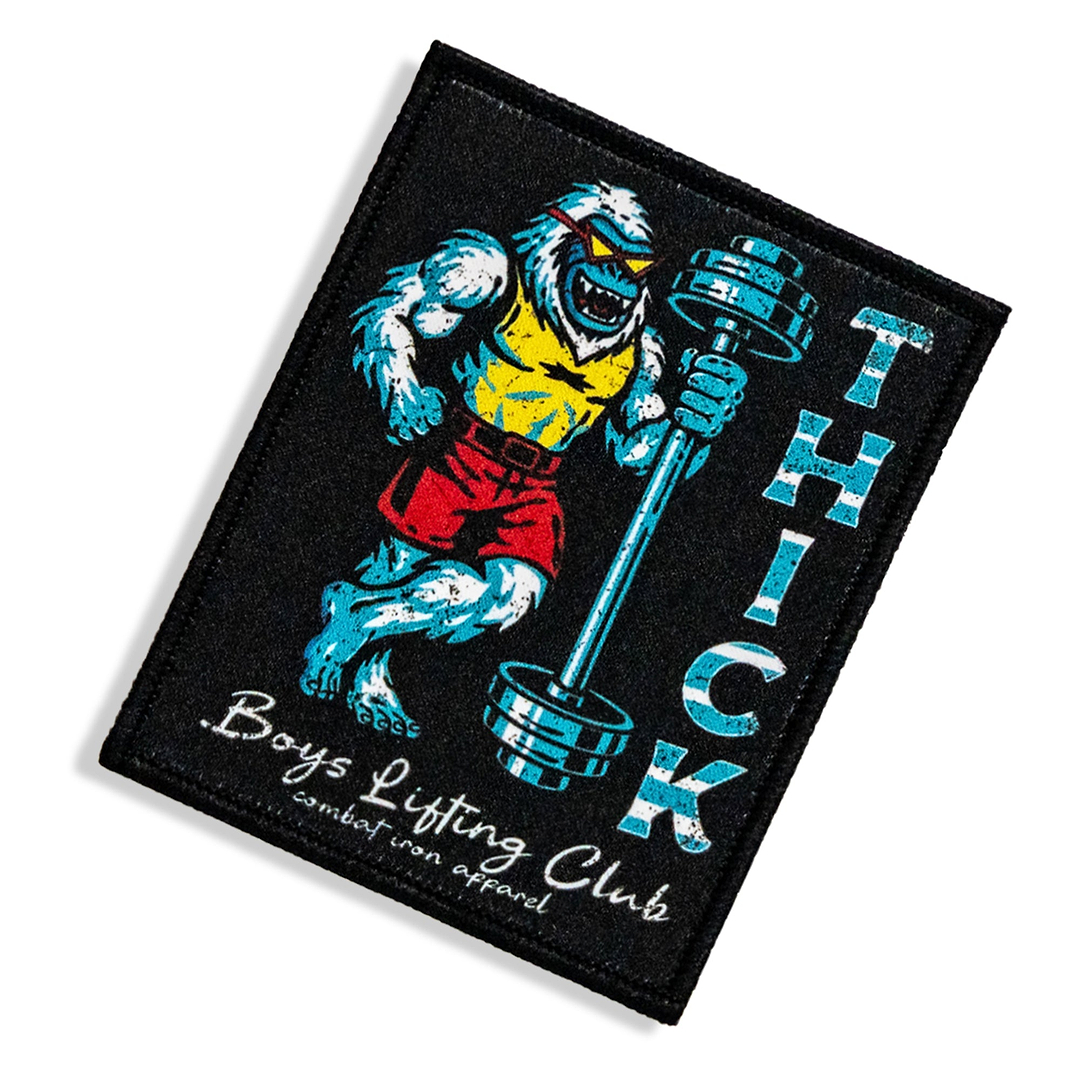 Thick Boys Lifting Club Velcro Patch