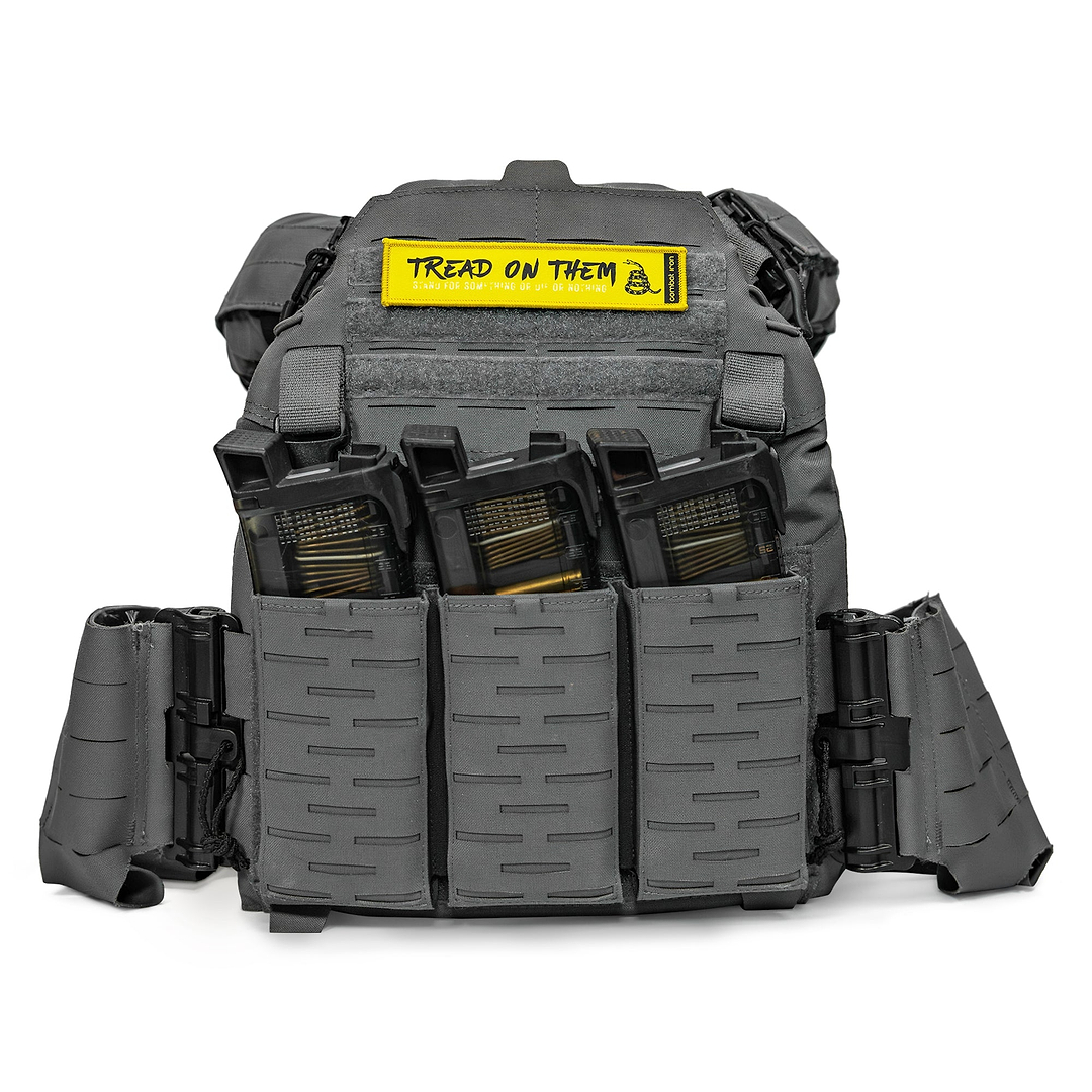 Tread On Them Patriotic Velcro Patch - Combat Iron Apparel Co.